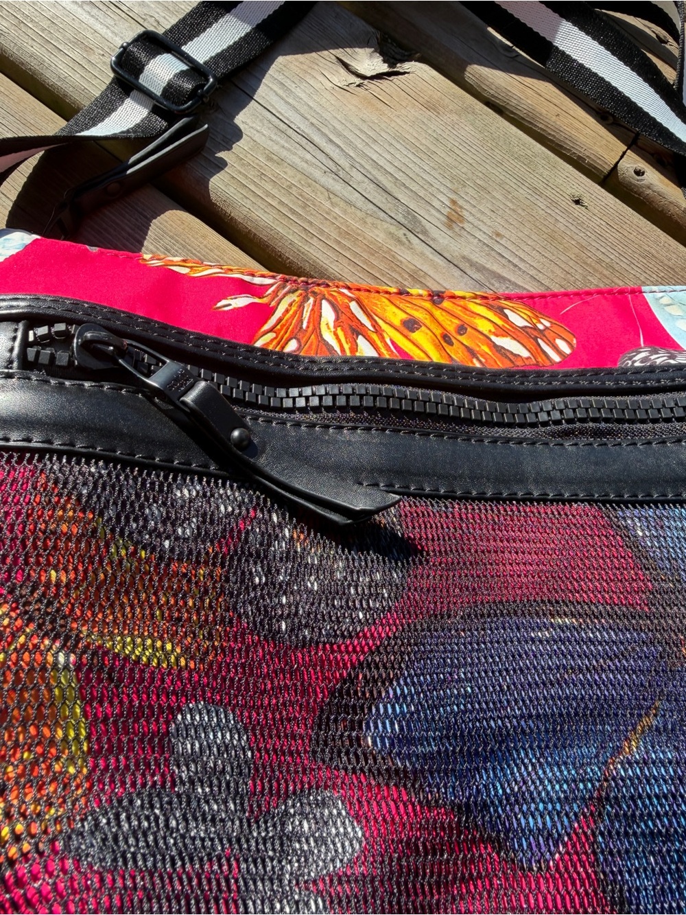 Spirit by KG&B Butterfly Floral Crossbody Bag - Picture 7 of 11